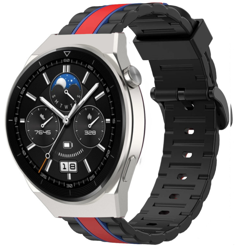 Correa SportyStyle para Huawei Watch GT 3 46mm Active Negro / Blanco -  Fundas y carcasas para smartwatch - Los mejores precios