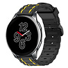 Strap-it Strap-it Correa deportiva hebilla OnePlus Watch (negro/amarillo) Strap-it Strap-it Correa deportiva hebilla OnePlus Watch (negro/amarillo)