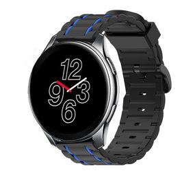 Strap-it Correa deportiva hebilla OnePlus Watch (negro/azul) Strap-it Correa deportiva hebilla OnePlus Watch (negro/azul)
