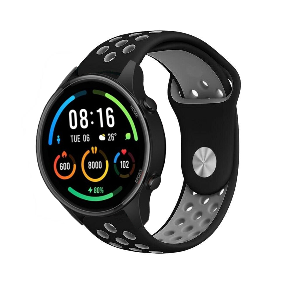 Strap-it Strap-it Correa deportiva Xiaomi Mi Watch (negro/gris) Strap-it Strap-it Correa deportiva Xiaomi Mi Watch (negro/gris)