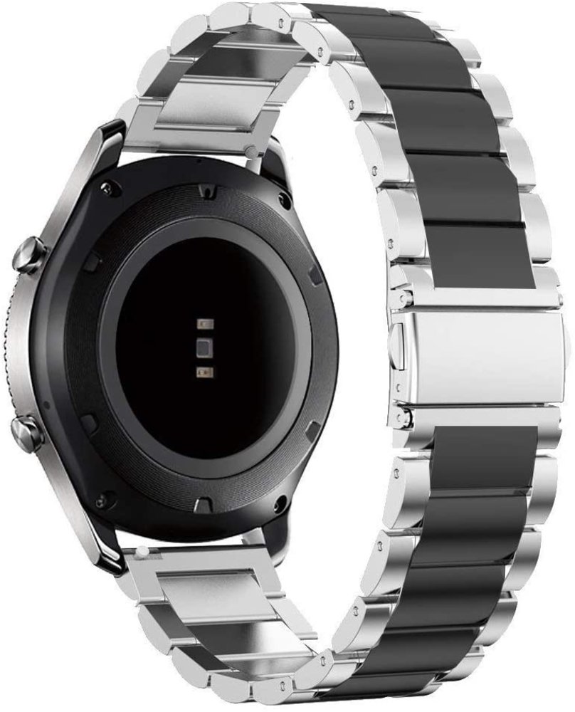 Strap-it Strap-it Correa acero Xiaomi Mi Watch (plateado/negro) Strap-it Strap-it Correa acero Xiaomi Mi Watch (plateado/negro)