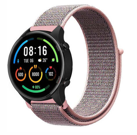 Strap-it Strap-it Correa nylon Xiaomi Mi Watch (arena rosa) Strap-it Strap-it Correa nylon Xiaomi Mi Watch (arena rosa)