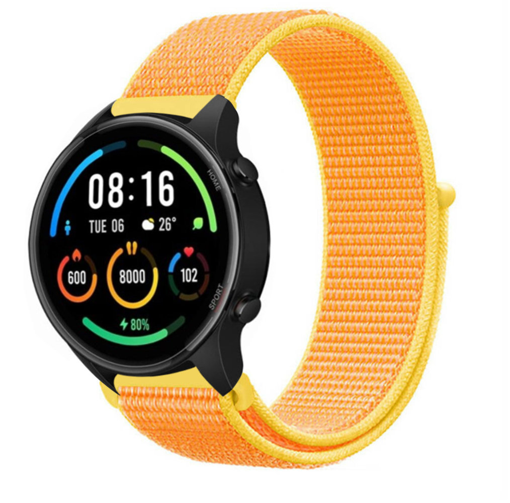 Strap-it Strap-it Correa nylon Xiaomi Mi Watch (amarillo claro) Strap-it Strap-it Correa nylon Xiaomi Mi Watch (amarillo claro)