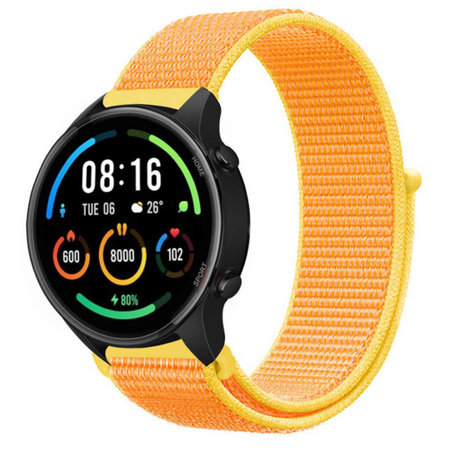 Strap-it Strap-it Correa nylon Xiaomi Mi Watch (amarillo claro) Strap-it Strap-it Correa nylon Xiaomi Mi Watch (amarillo claro)