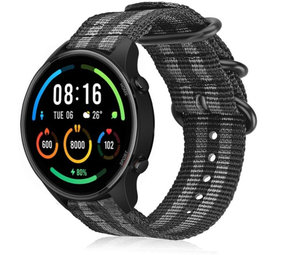 Strap-it Correa nylon hebilla Xiaomi Mi Watch (negro/gris) Strap-it Correa nylon hebilla Xiaomi Mi Watch (negro/gris)