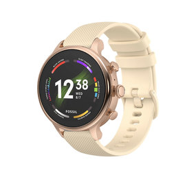 Strap-it Correa silicona Fossil Gen 6 - 42mm (beige)