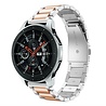 Strap-it Strap-it Correa acero Samsung Galaxy Watch 46mm (plata/oro rosado) Strap-it Strap-it Correa acero Samsung Galaxy Watch 46mm (plata/oro rosado)