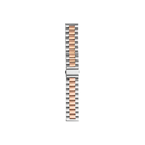 Strap-it Strap-it Correa acero Samsung Galaxy Watch 42mm (plata/oro rosado) Strap-it Strap-it Correa acero Samsung Galaxy Watch 42mm (plata/oro rosado)