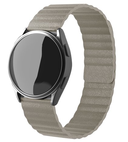 Strap-it Strap-it Correa cuero Loop Samsung Galaxy Watch Active (caqui) Strap-it Strap-it Correa cuero Loop Samsung Galaxy Watch Active (caqui)