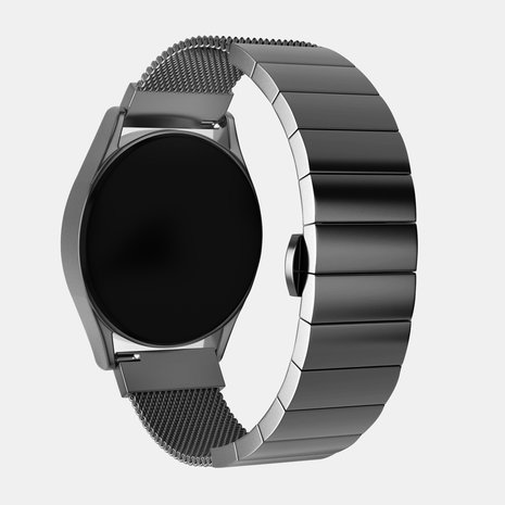 Strap-it Strap-it Correa acero milanese Huawei Watch GT 3 Pro 43mm (negro) Strap-it Strap-it Correa acero milanese Huawei Watch GT 3 Pro 43mm (negro)