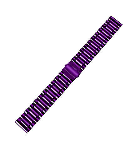 Strap-it Strap-it Correa acero Amazfit Bip (violeta) Strap-it Strap-it Correa acero Amazfit Bip (violeta)