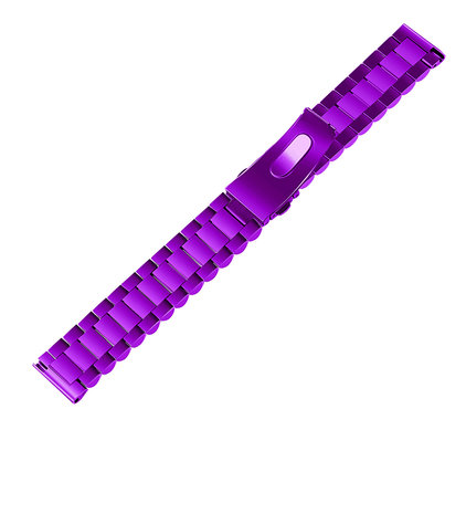 Strap-it Strap-it Correa acero Amazfit Bip (violeta) Strap-it Strap-it Correa acero Amazfit Bip (violeta)