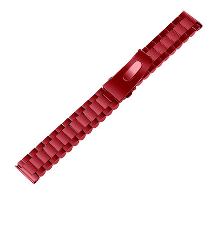 Strap-it Strap-it Correa acero Amazfit GTS 3 (vino rojo) Strap-it Strap-it Correa acero Amazfit GTS 3 (vino rojo)