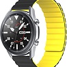 Strap-it Strap-it Correa silicona magnético Samsung Galaxy Watch 3 45mm (negro/amarillo) Strap-it Strap-it Correa silicona magnético Samsung Galaxy Watch 3 45mm (negro/amarillo)