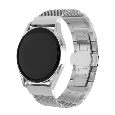 Strap-it Strap-it Correa acero milanese Huawei Watch GT Runner (plata) Strap-it Strap-it Correa acero milanese Huawei Watch GT Runner (plata)