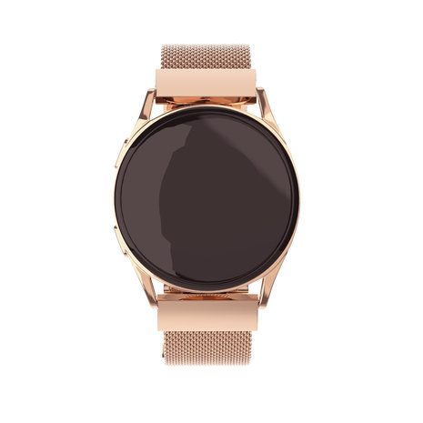 Strap-it Strap-it Correa acero milanese Huawei Watch GT Runner (oro rosado) Strap-it Strap-it Correa acero milanese Huawei Watch GT Runner (oro rosado)