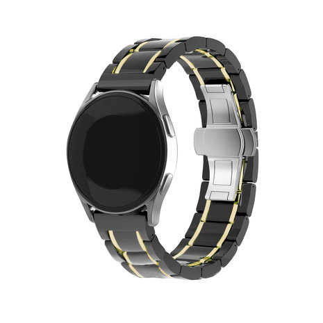 Strap-it Strap-it Correa acero cerámico Fossil Gen 6 - 44mm (negro/oro) Strap-it Strap-it Correa acero cerámico Fossil Gen 6 - 44mm (negro/oro)