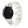 Strap-it Strap-it Correa acero cerámico OnePlus Watch (blanco/oro) Strap-it Strap-it Correa acero cerámico OnePlus Watch (blanco/oro)