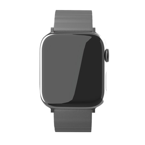 Strap-it Strap-it Correa silicona magnético Apple Watch (gris/naranja)