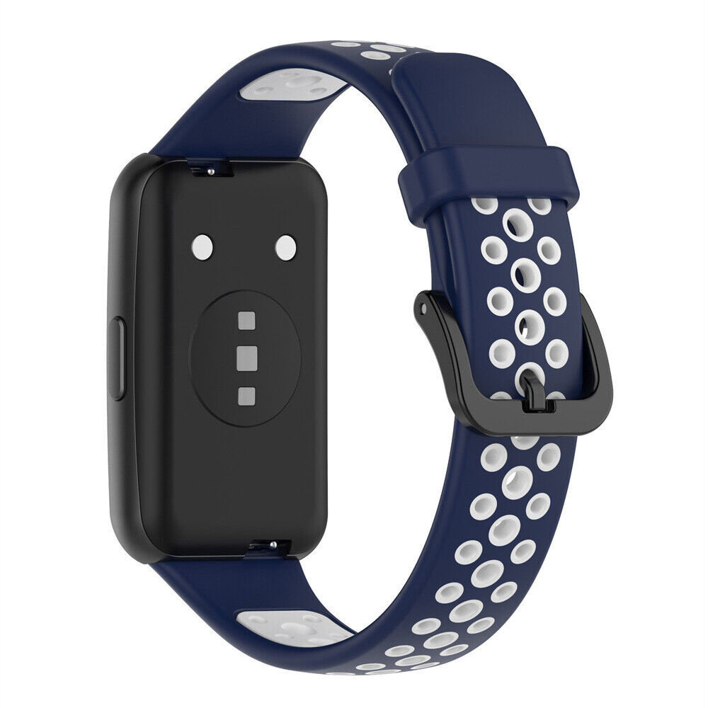 Strap-it Strap-it Correa deporotiva Huawei Band 7 (azul oscuro/blanco) Strap-it Strap-it Correa deporotiva Huawei Band 7 (azul oscuro/blanco)