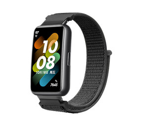 Strap-it Correa nylon Huawei Band 7 (negro)