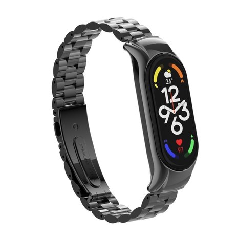 Strap-it Strap-it Correa acero Xiaomi Mi Band 7 (negro) Strap-it Strap-it Correa acero Xiaomi Mi Band 7 (negro)