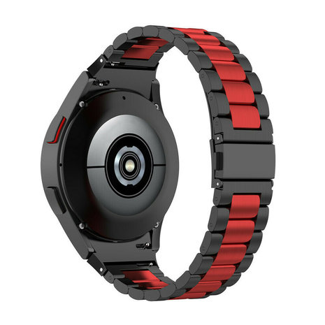 Strap-it Strap-it Correa acero eslabones Galaxy Watch 5 Pro (negro/rojo) Strap-it Strap-it Correa acero eslabones Galaxy Watch 5 Pro (negro/rojo)