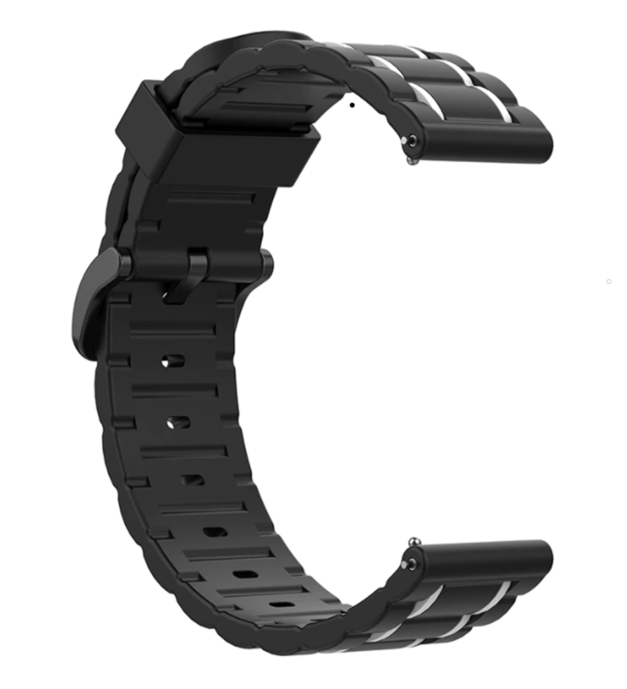Strap-it Strap-it Correa sport con hebilla Galaxy Watch 5 Pro (negro/blanco) Strap-it Strap-it Correa sport con hebilla Galaxy Watch 5 Pro (negro/blanco)