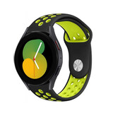 Strap-it Correa deportiva Samsung Galaxy Watch 5 - 40mm (negra/amarilla) Strap-it Correa deportiva Samsung Galaxy Watch 5 - 40mm (negra/amarilla)