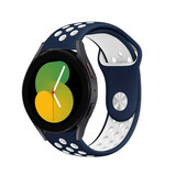 Strap-it Correa deportiva Samsung Galaxy Watch 5 - 40mm (azul/blanco) Strap-it Correa deportiva Samsung Galaxy Watch 5 - 40mm (azul/blanco)