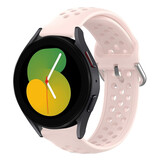 Strap-it Correa silicona agujeros Samsung Galaxy Watch 5 - 40mm (rosa)