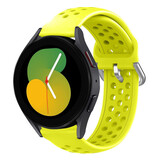 Strap-it Correa silicona agujeros Samsung Galaxy Watch 5 - 40mm (amarillo)