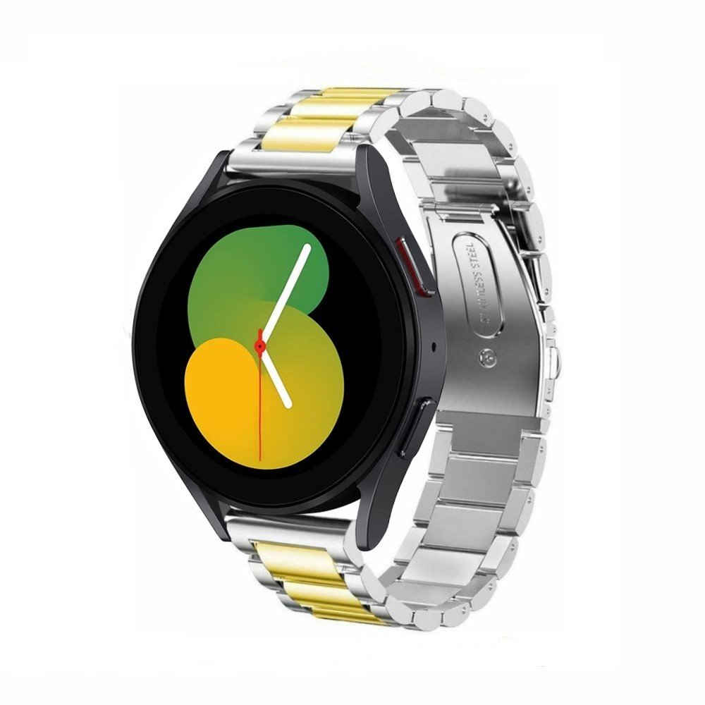 Strap-it Strap-it Correa acero Samsung Galaxy Watch 5 - 40mm (plata/oro) Strap-it Strap-it Correa acero Samsung Galaxy Watch 5 - 40mm (plata/oro)
