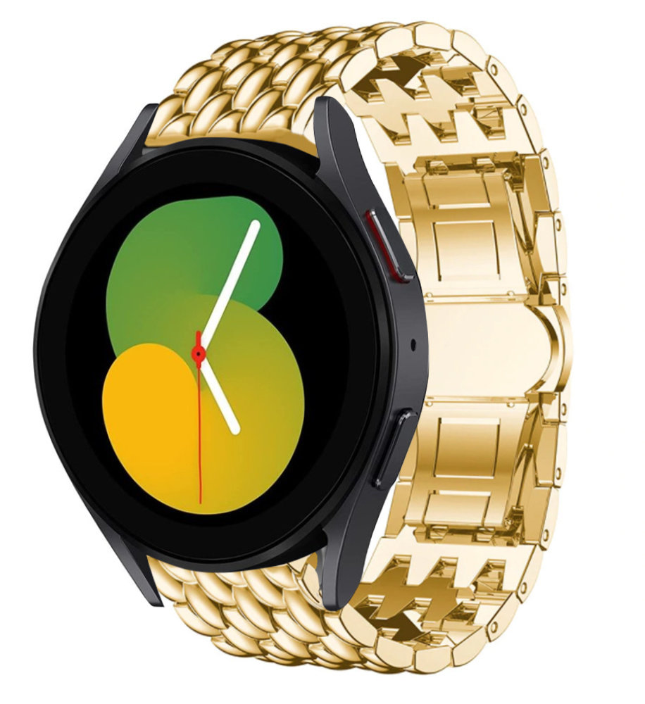 Strap-it Strap-it Correa acero dragón Samsung Galaxy Watch 5 - 40mm (dorado) Strap-it Strap-it Correa acero dragón Samsung Galaxy Watch 5 - 40mm (dorado)