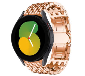 Strap-it Correa acero dragón Samsung Galaxy Watch 5 - 40mm (oro rosa) Strap-it Correa acero dragón Samsung Galaxy Watch 5 - 40mm (oro rosa)