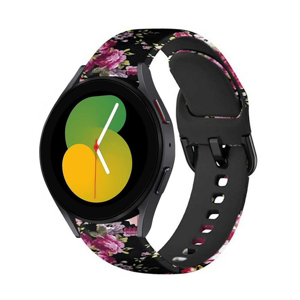 Strap-it Strap-it Correa Flor rosa Samsung Galaxy Watch 5 - 40mm Strap-it Strap-it Correa Flor rosa Samsung Galaxy Watch 5 - 40mm