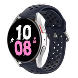 Strap-it Correa silicona agujeros Galaxy Watch 5 - 44mm (azul oscuro)