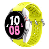 Strap-it Correa silicona agujeros Galaxy Watch 5 - 44mm (amarillo)
