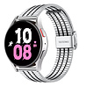 Strap-it Strap-it Correa acero inoxidable Samsung Galaxy Watch 5 - 44mm (plateado/negro) Strap-it Strap-it Correa acero inoxidable Samsung Galaxy Watch 5 - 44mm (plateado/negro)