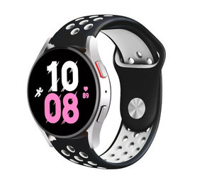 Strap-it Correa deportiva Samsung Galaxy Watch 5 - 44mm (negra/blanca) Strap-it Correa deportiva Samsung Galaxy Watch 5 - 44mm (negra/blanca)