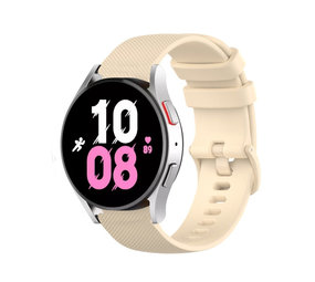 Strap-it Correa silicona lujo Galaxy Watch 5 - 44mm (beige)