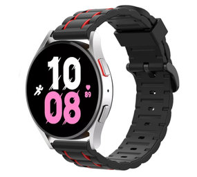 Strap-it Correa sport con hebilla Galaxy Watch 5 - 44mm (negro/rojo) Strap-it Correa sport con hebilla Galaxy Watch 5 - 44mm (negro/rojo)