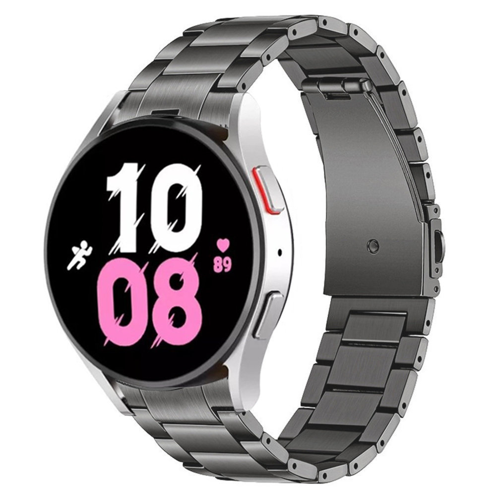 Alta exposición tierra vaquero Correa titanio Samsung Galaxy Watch 5 - 44mm (gris) - Correasmartwatch.es