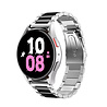 Strap-it Strap-it Correa acero Samsung Galaxy Watch 5 - 44mm (plata/negro) Strap-it Strap-it Correa acero Samsung Galaxy Watch 5 - 44mm (plata/negro)