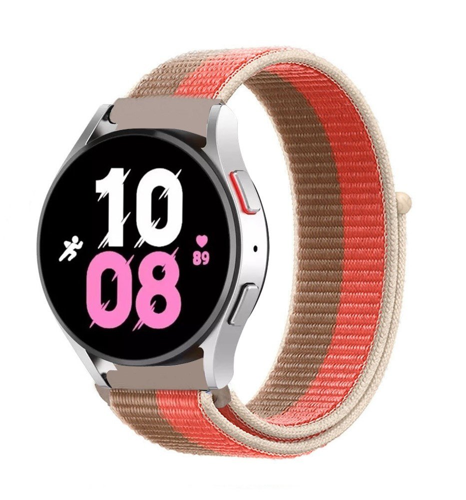 Strap-it Strap-it Correa nylon Samsung Galaxy Watch 5 - 44mm (pomelo rosa) Strap-it Strap-it Correa nylon Samsung Galaxy Watch 5 - 44mm (pomelo rosa)