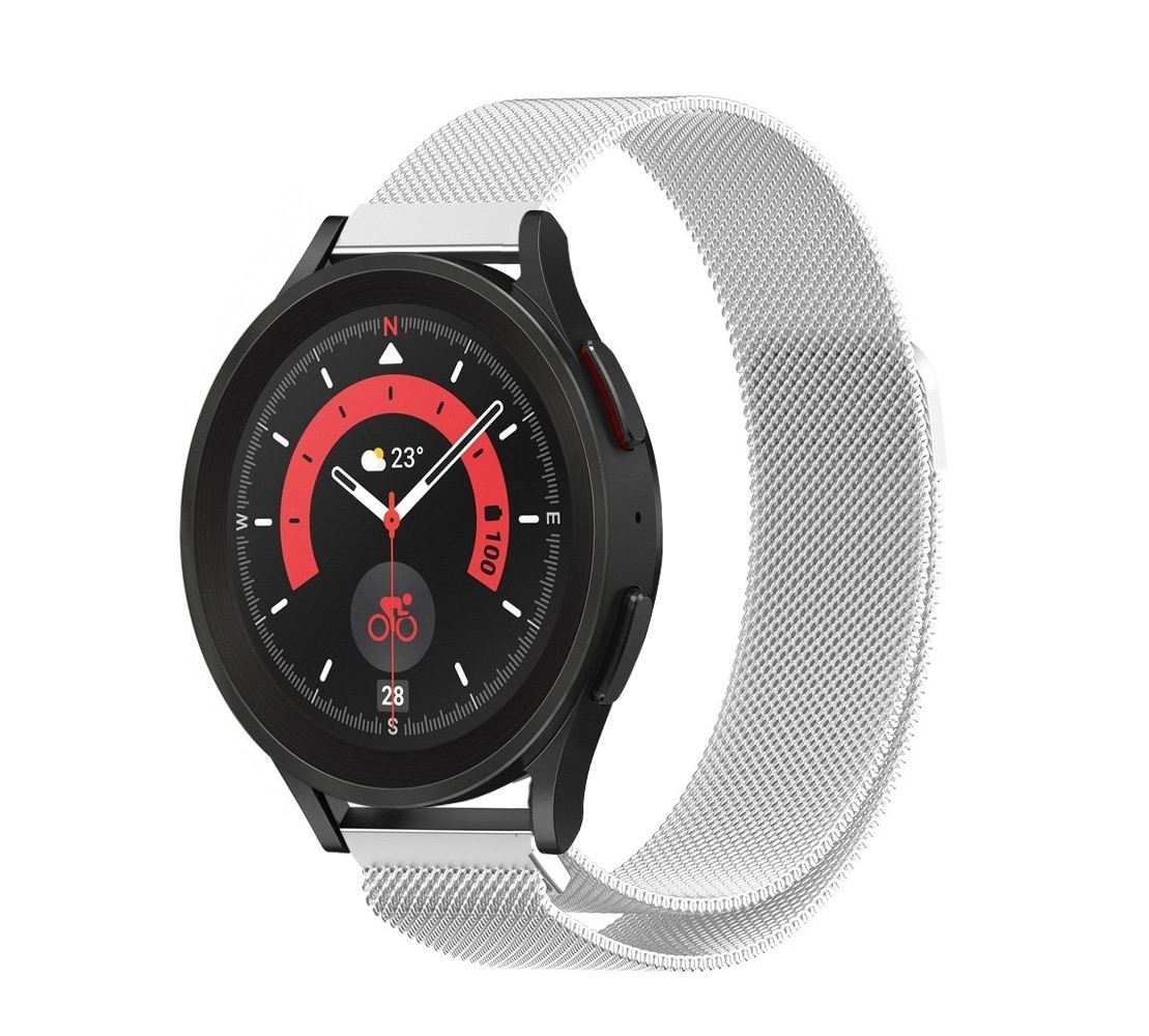 Strap-it Strap-it Correa milanese Galaxy Watch 5 Pro (plata) Strap-it Strap-it Correa milanese Galaxy Watch 5 Pro (plata)