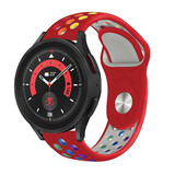 Strap-it Correa deportiva Galaxy Watch 5 Pro (roja/de colores) Strap-it Correa deportiva Galaxy Watch 5 Pro (roja/de colores)