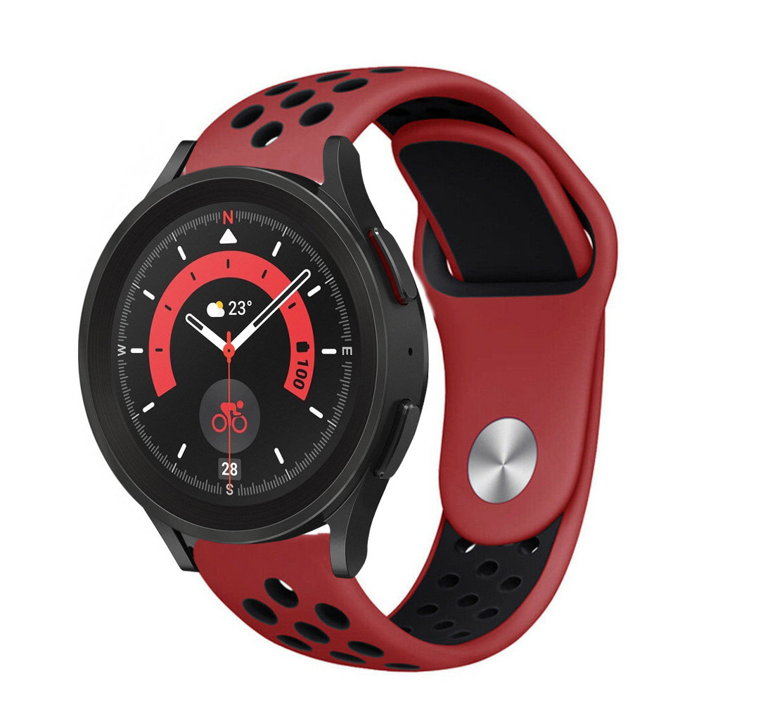 Strap-it Strap-it Correa deportiva Galaxy Watch 5 Pro (rojo/negro) Strap-it Strap-it Correa deportiva Galaxy Watch 5 Pro (rojo/negro)