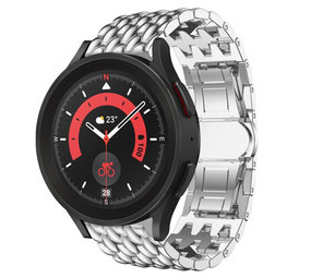 Strap-it Correa acero dragón Galaxy Watch 5 Pro (plata) Strap-it Correa acero dragón Galaxy Watch 5 Pro (plata)
