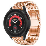 Strap-it Correa acero dragón Galaxy Watch 5 Pro (oro rosa) Strap-it Correa acero dragón Galaxy Watch 5 Pro (oro rosa)